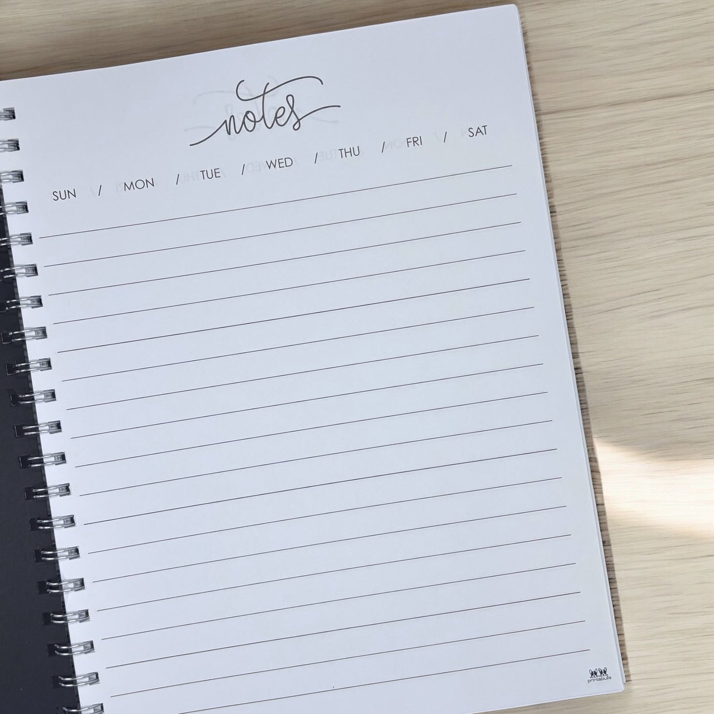 Notebook – 8.5” x 11”