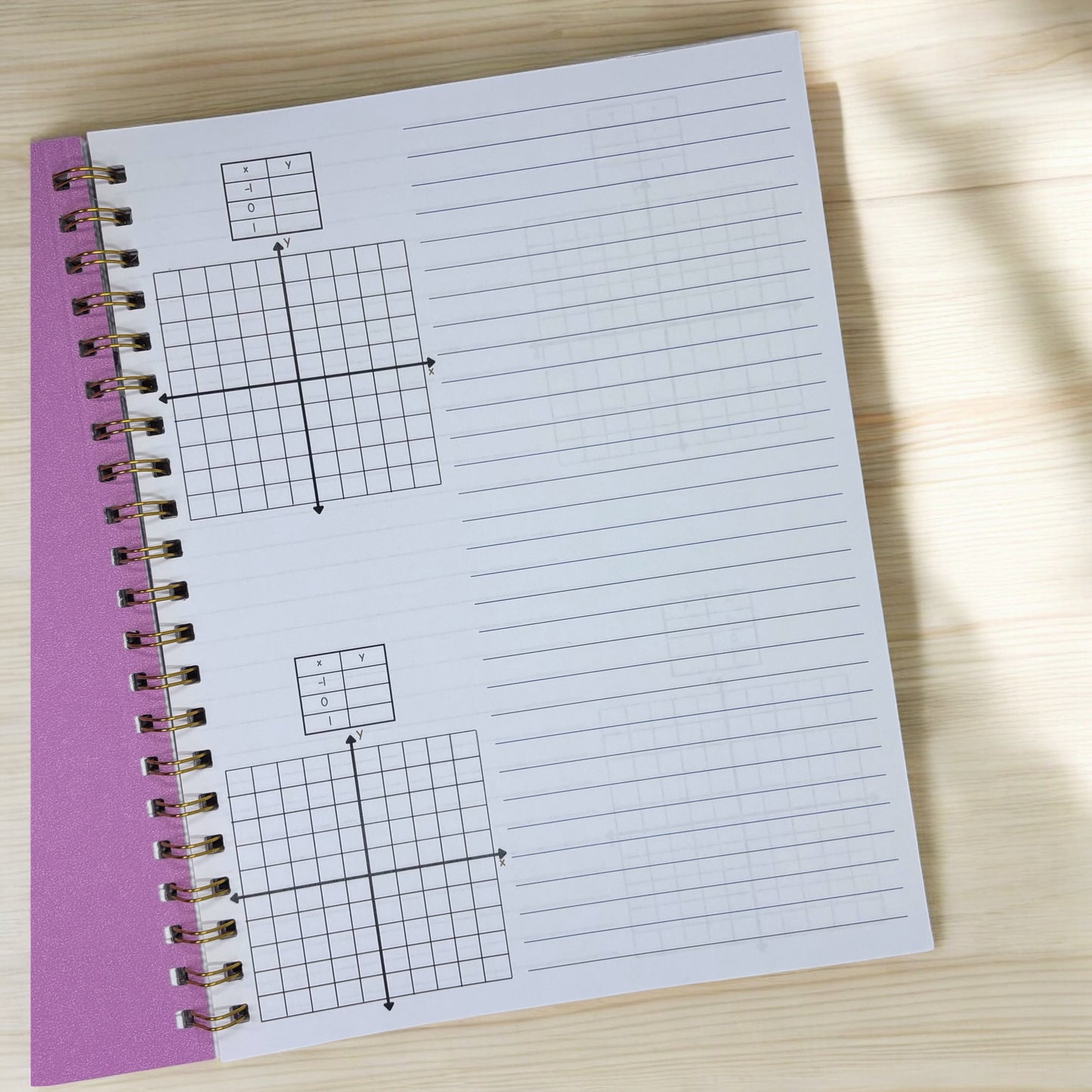 Math Notebook – 8.5” x 11”