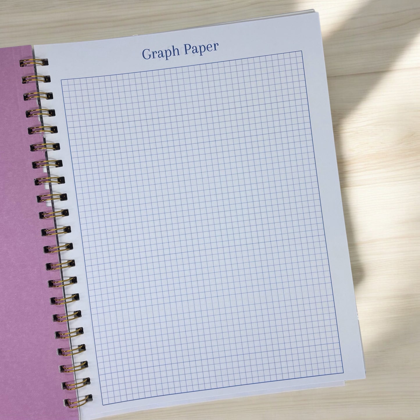 Math Notebook – 8.5” x 11”