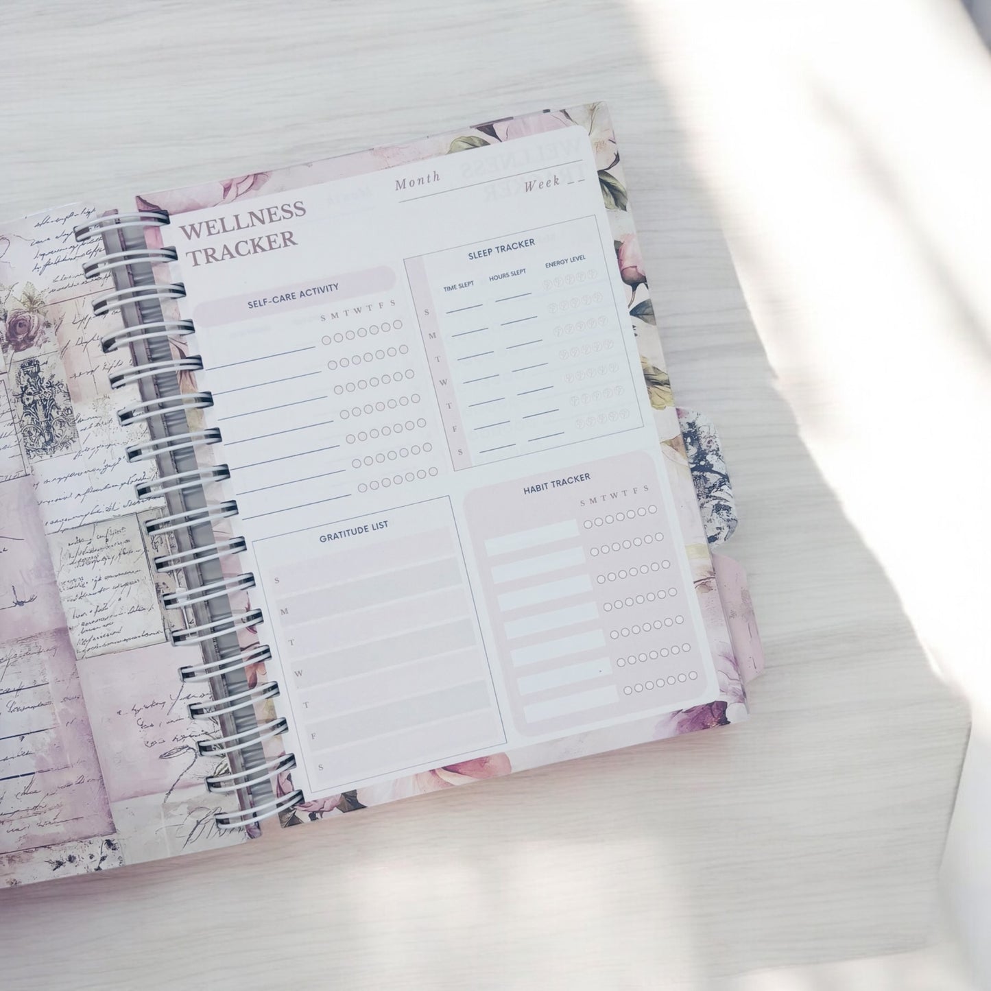 Pink Shabby Chic Life Planner Set