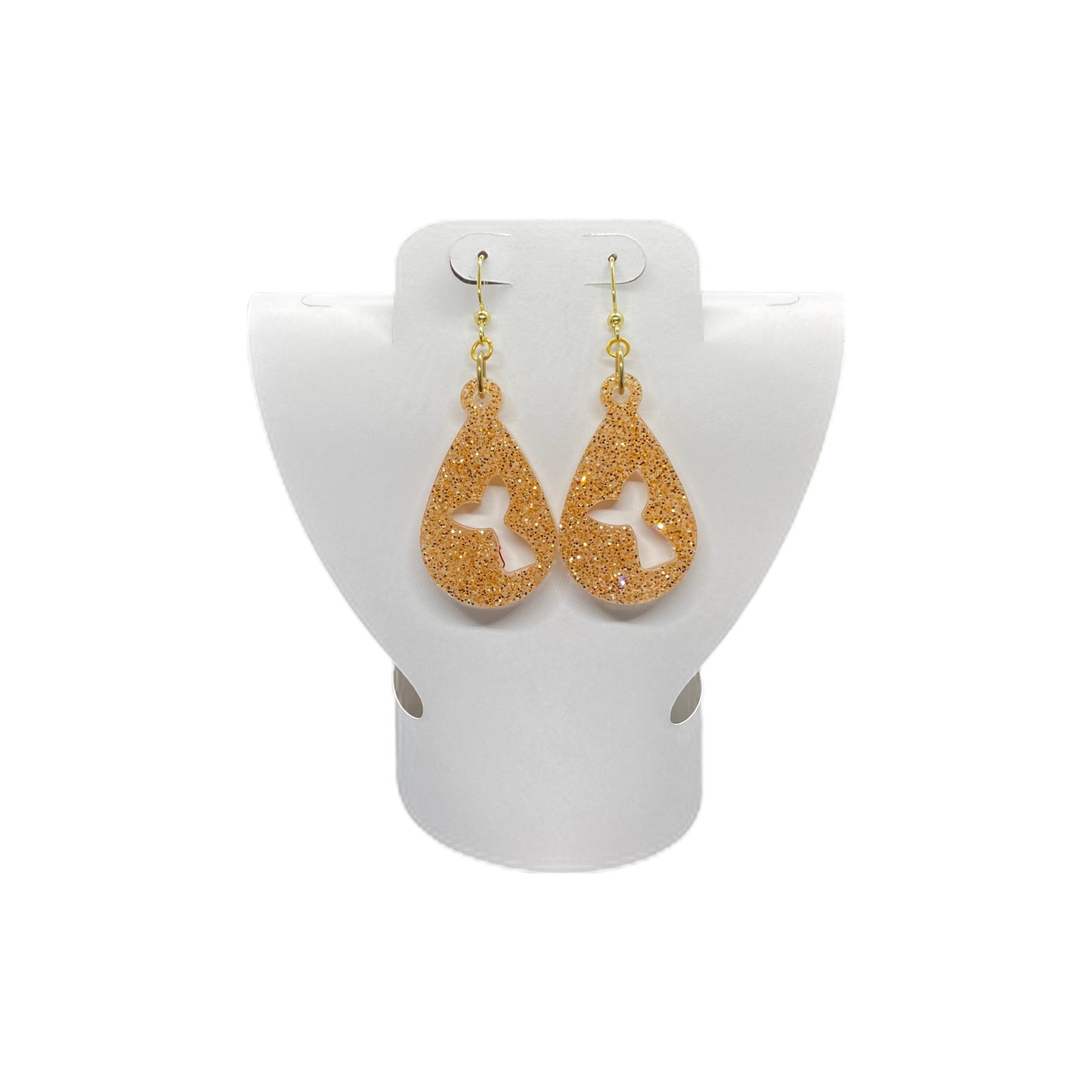 Earrings Champagne Whale