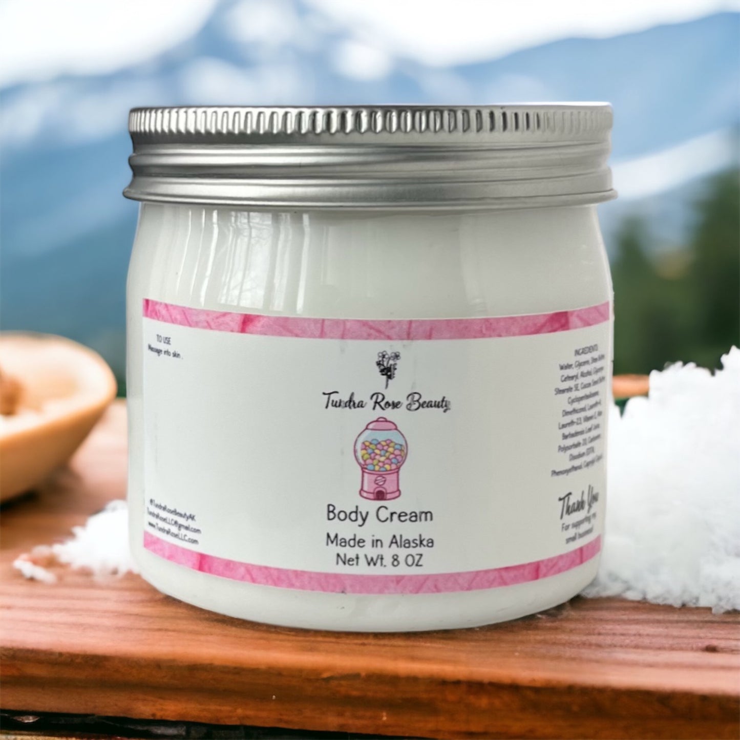 Bubble Gum Body Cream 8oz
