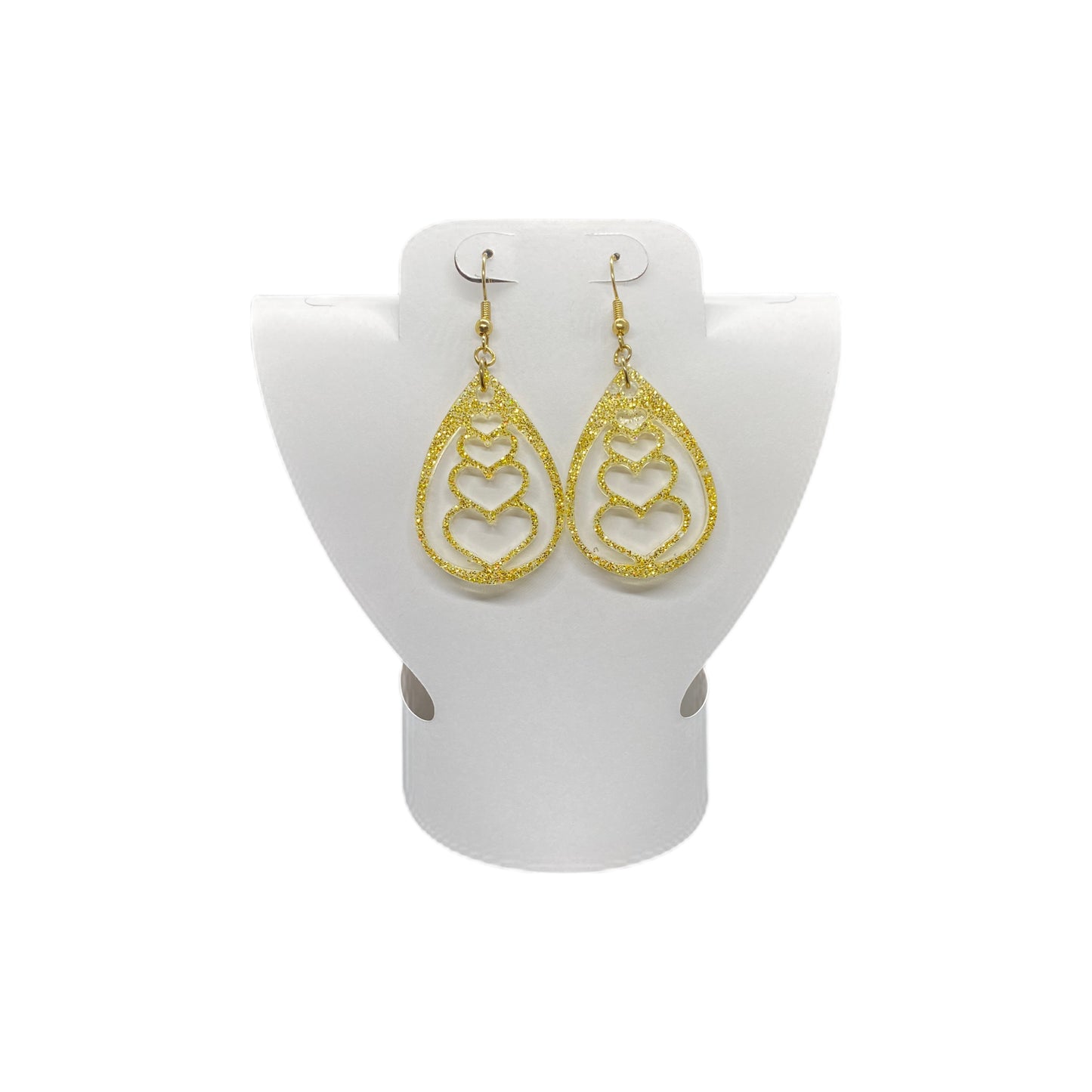 Earrings Gold Hearts