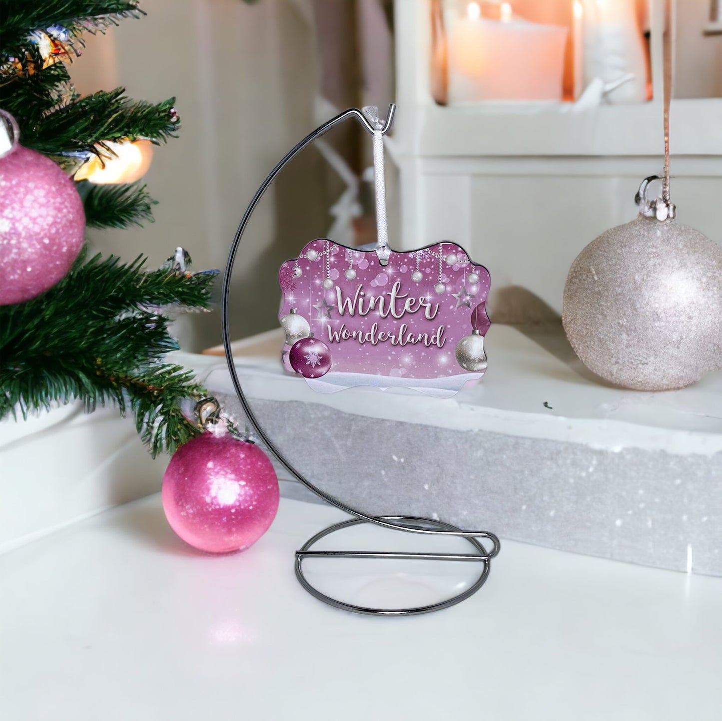 Pink Winter Wonderland Ornament