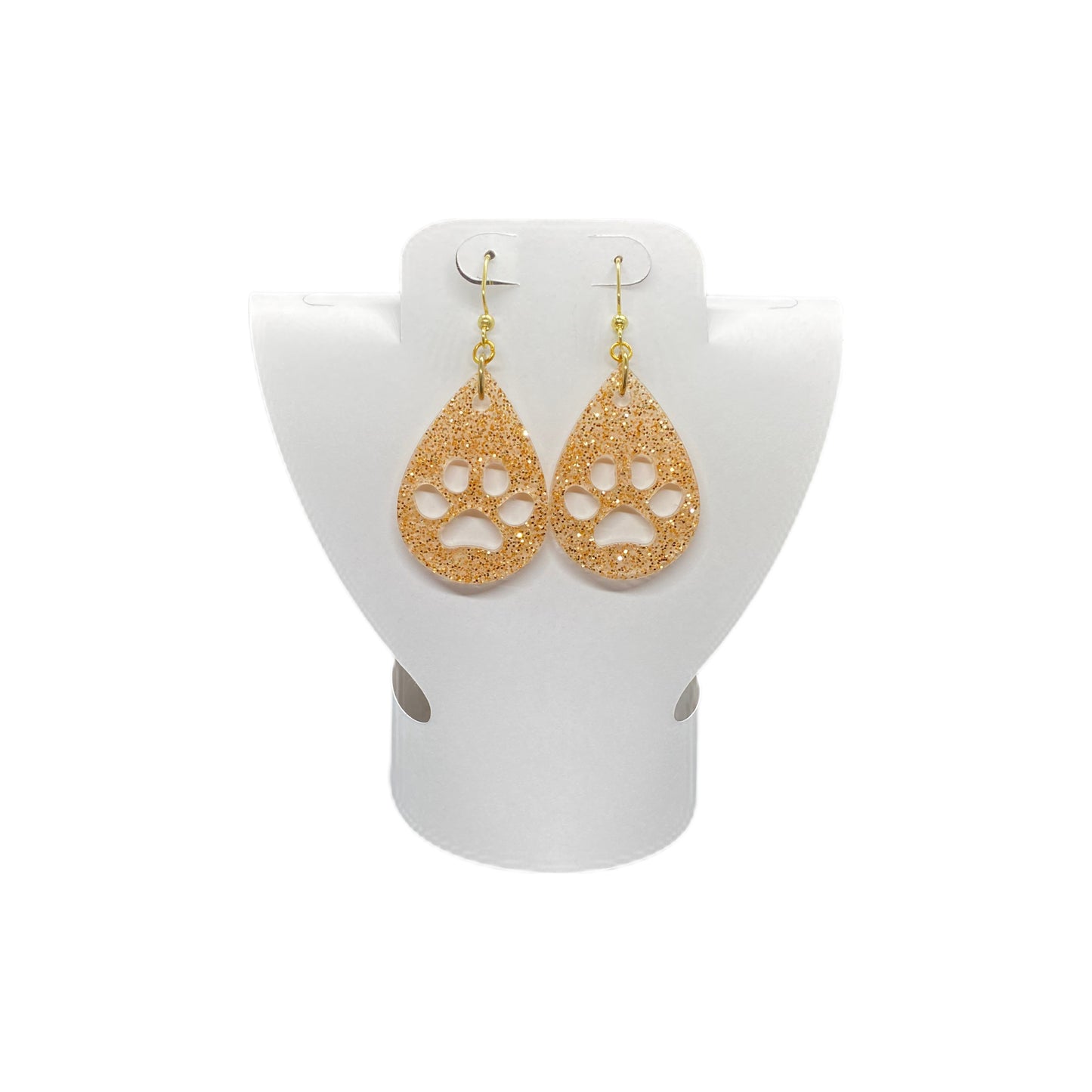 Earrings Champagne Paws