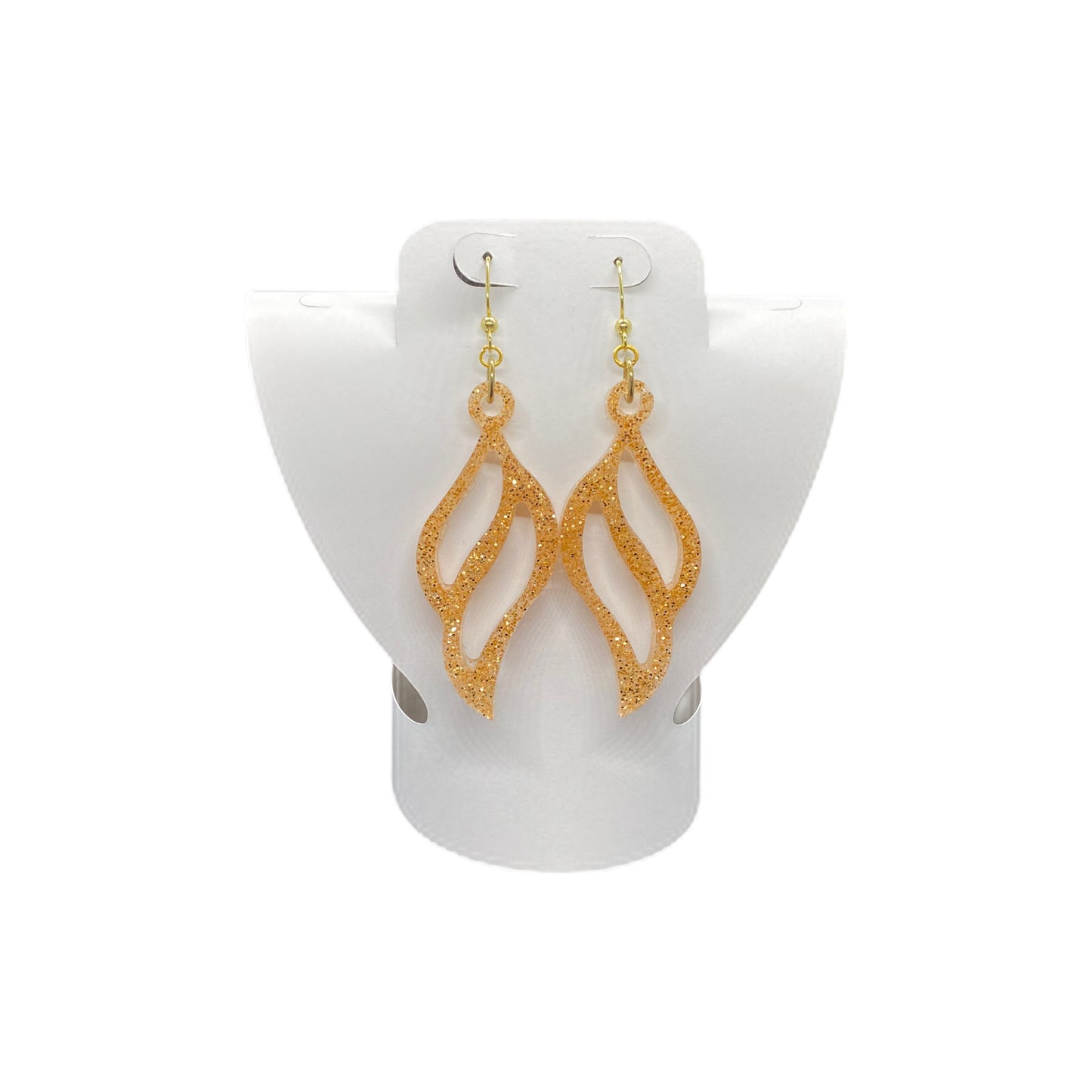 Earrings Champagne Flame