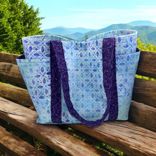 Tote Bag with Side Pockets