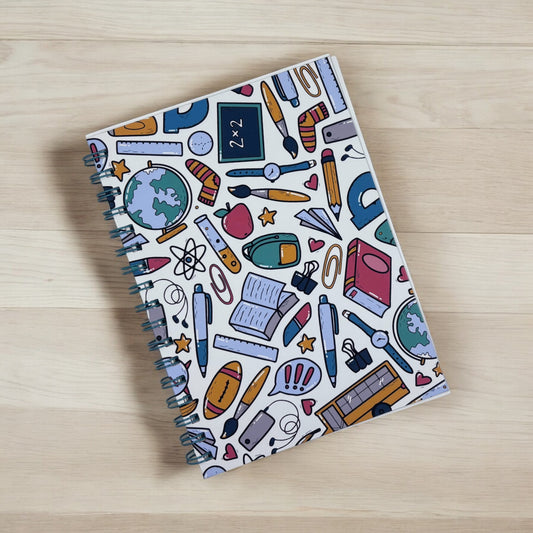 Hard Cover Day Planner 6.5"x9.0"