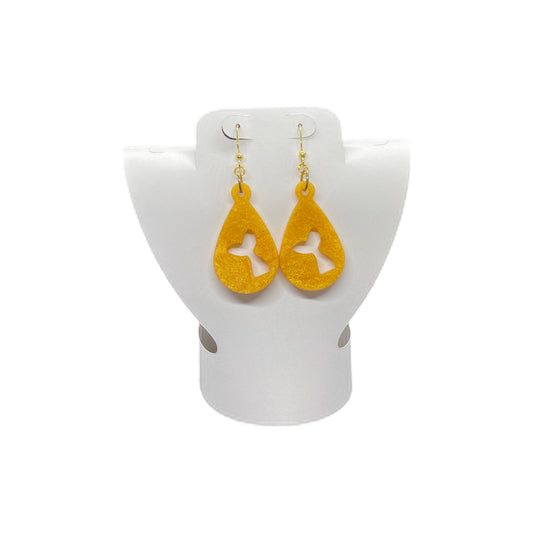 Earrings Gold Whale