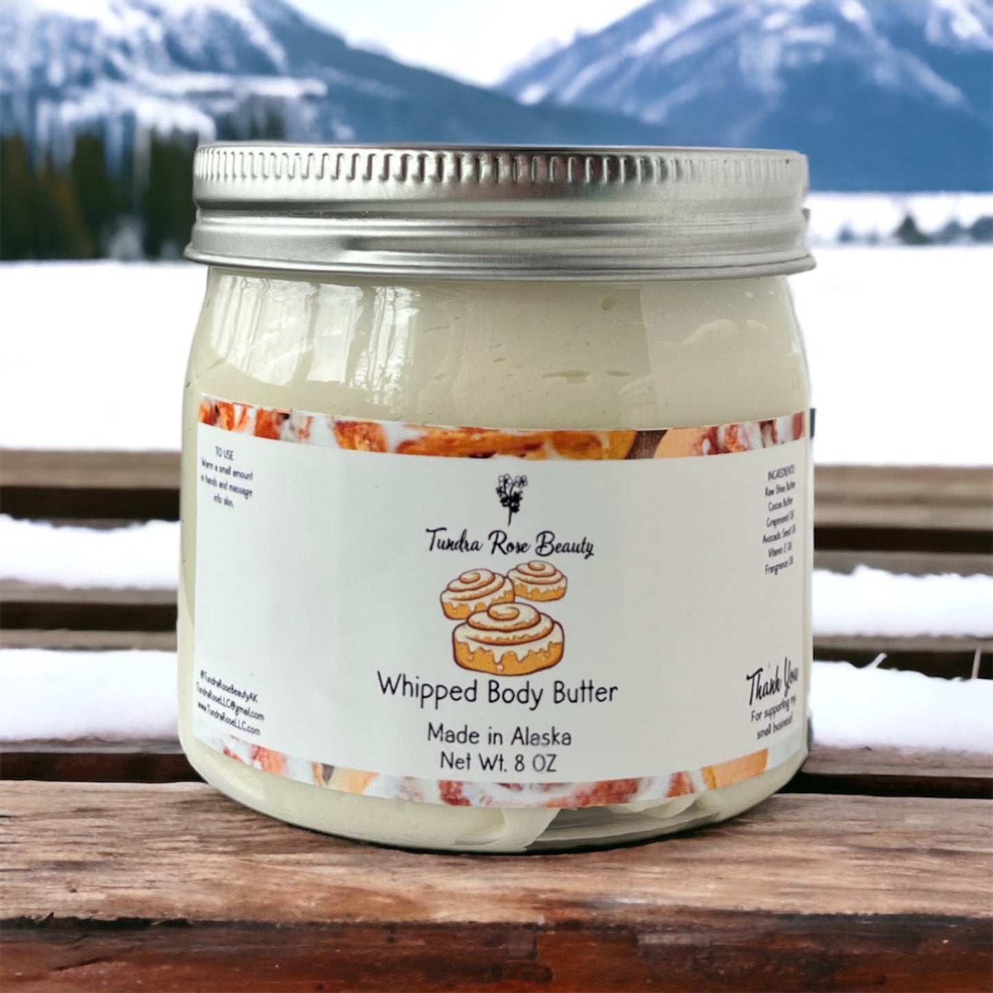 Cinnamon Roll Whipped Body Butter 8oz