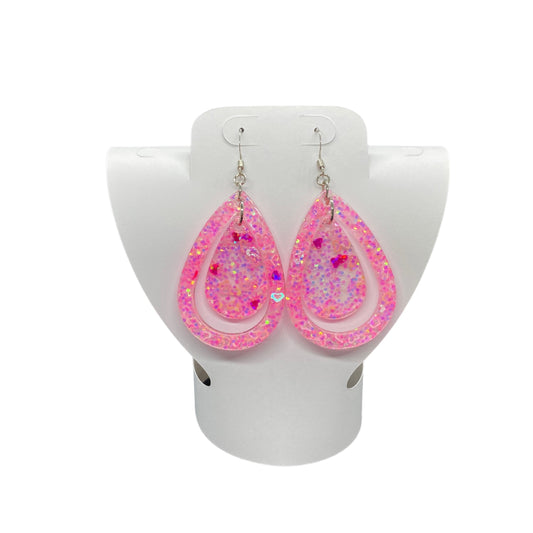 Earrings Valentine Double Teardrop