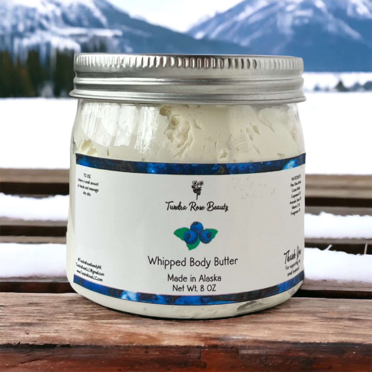 Blueberry Whipped Body Butter 8oz